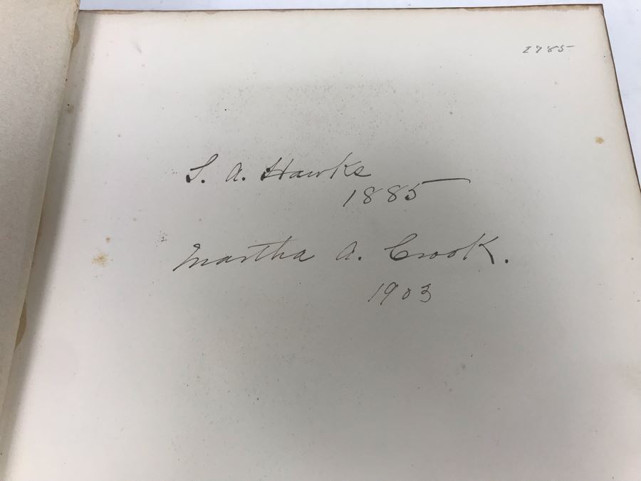 Antique 1872 (Vol 1) And 1874 (Vol 2) Hardcover Books: Picturesque America; Or, The Land We Live In With Illustrations On Steel And Wood By Eminent American Artists 10.5' X 12.5' [Photo 28]