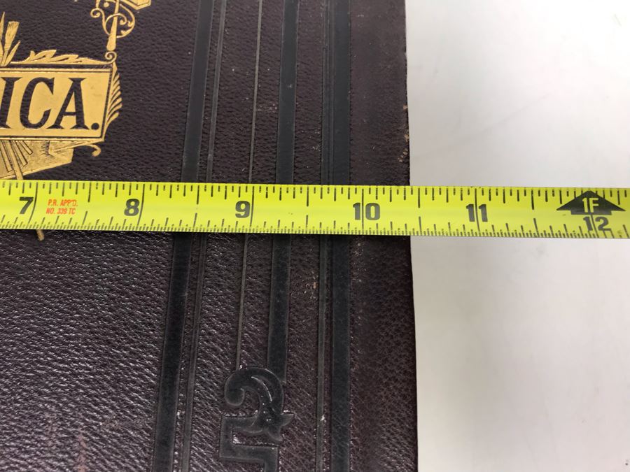 Antique 1872 (Vol 1) And 1874 (Vol 2) Hardcover Books: Picturesque America; Or, The Land We Live In With Illustrations On Steel And Wood By Eminent American Artists 10.5' X 12.5' [Photo 42]