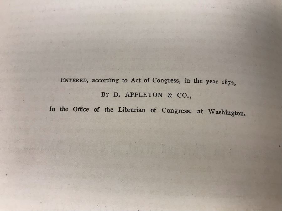 Antique 1872 (Vol 1) And 1874 (Vol 2) Hardcover Books: Picturesque America; Or, The Land We Live In With Illustrations On Steel And Wood By Eminent American Artists 10.5' X 12.5' [Photo 16]
