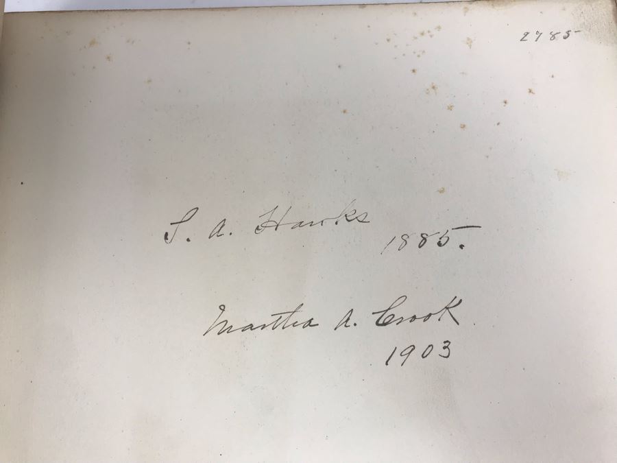 Antique 1872 (Vol 1) And 1874 (Vol 2) Hardcover Books: Picturesque America; Or, The Land We Live In With Illustrations On Steel And Wood By Eminent American Artists 10.5' X 12.5' [Photo 9]