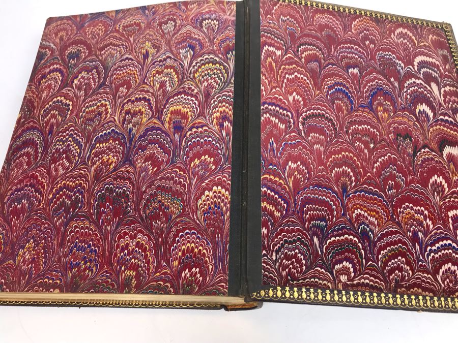 Antique 1872 (Vol 1) And 1874 (Vol 2) Hardcover Books: Picturesque America; Or, The Land We Live In With Illustrations On Steel And Wood By Eminent American Artists 10.5' X 12.5' [Photo 41]