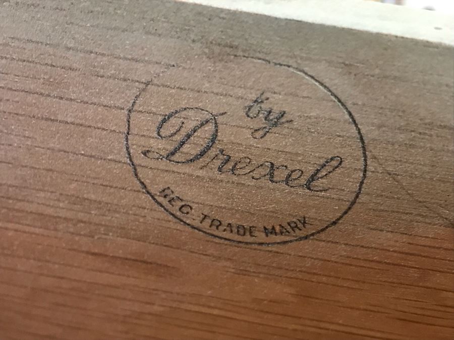 Drexel French Provincial 5-Drawer Chest Of Drawers Dresser And Quaint American Carl Forslund Inc 3-Drawer Nightstand [Photo 6]