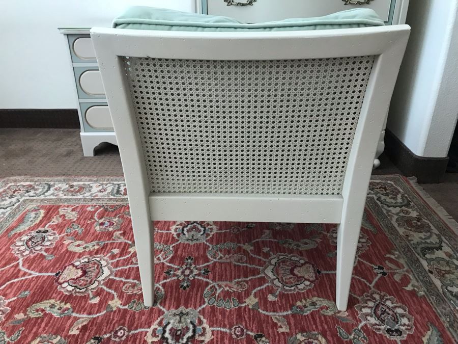 Vintage French Provincial Cane Back Armchair [Photo 4]