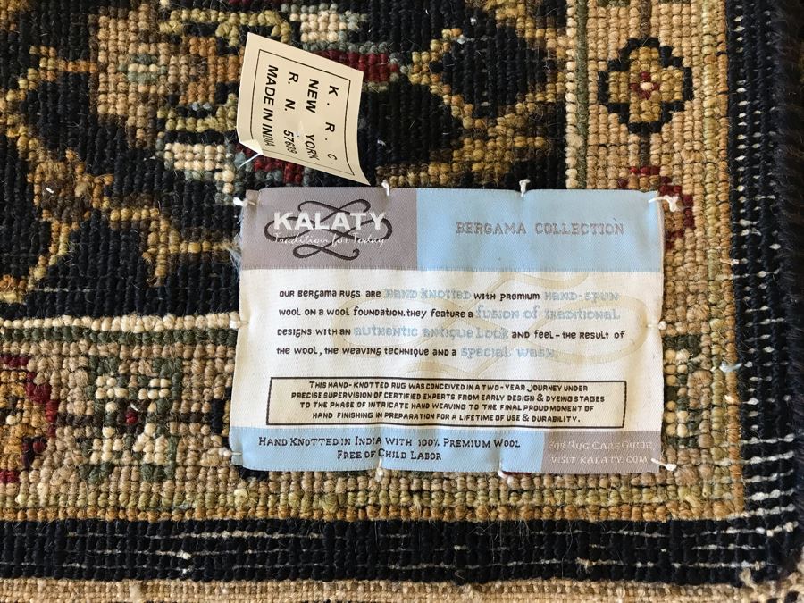Stunning Kalaty Bergama Collection Hand Knotted Wool Area Rug  [Photo 9]