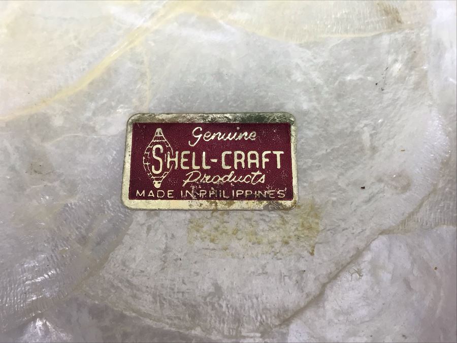 Faux Orchid Flower Arrangement, Cloisonne Egg With Stand, Organic Coral Sculpture, Hand Painted Rock And Shell-Craft Heart Dish [Photo 19]