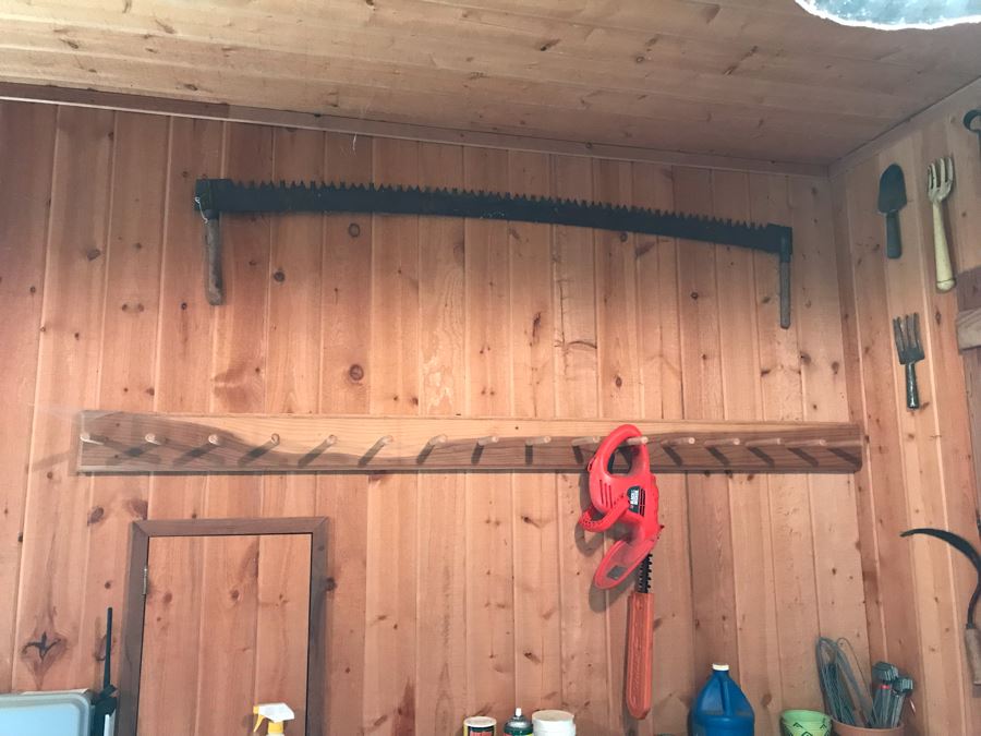 Vintage Antique Two Man Crosscut Saw [Photo 4]