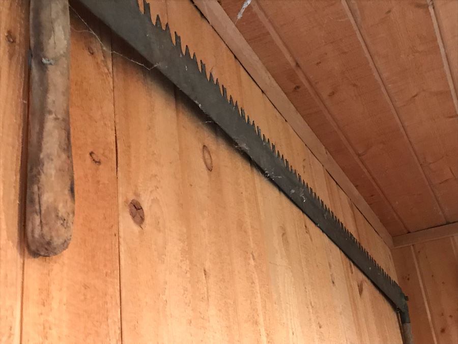 Vintage Antique Two Man Crosscut Saw [Photo 8]