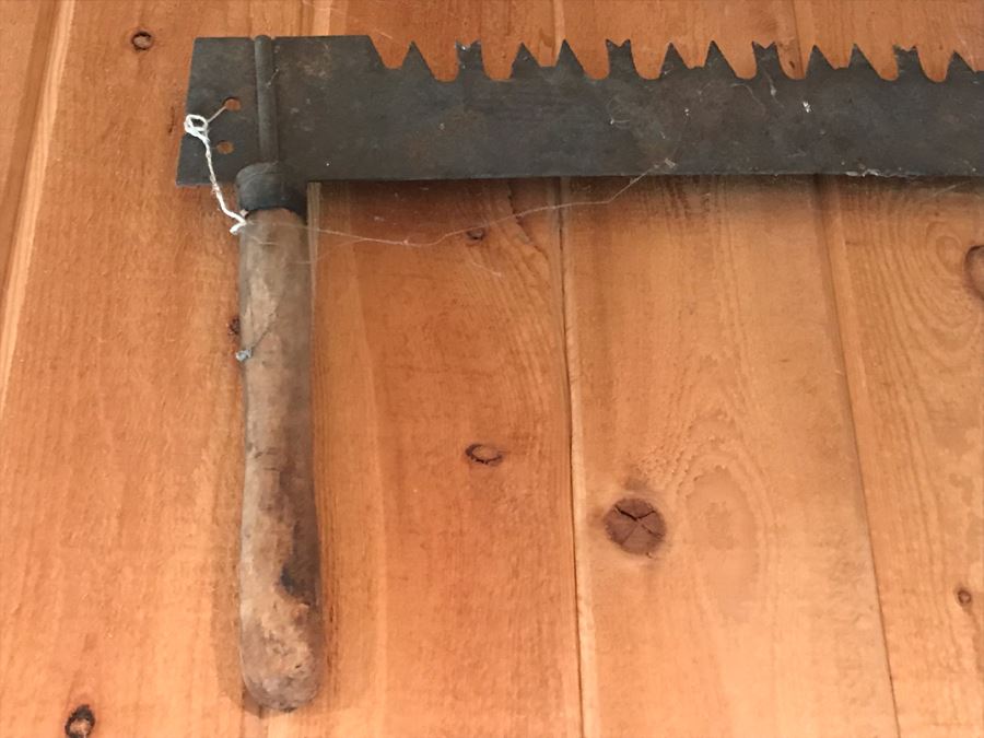 Vintage Antique Two Man Crosscut Saw