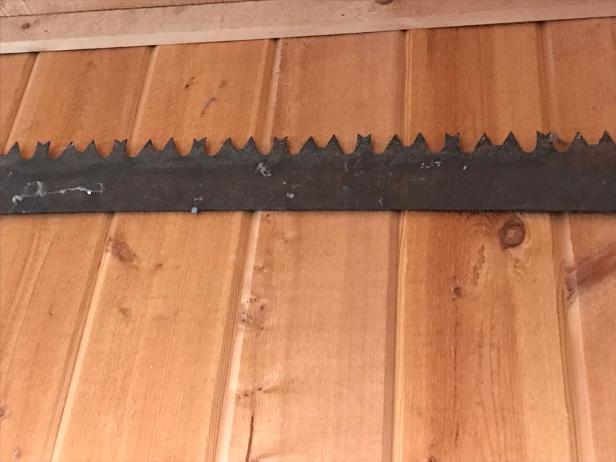 Vintage Antique Two Man Crosscut Saw [Photo 7]