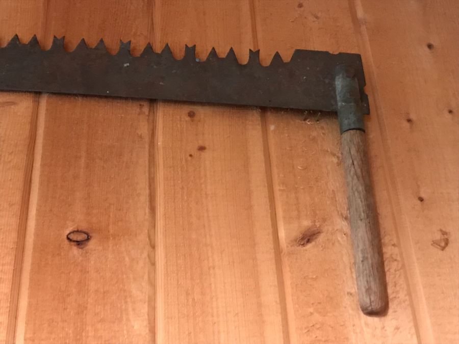 Vintage Antique Two Man Crosscut Saw [Photo 6]