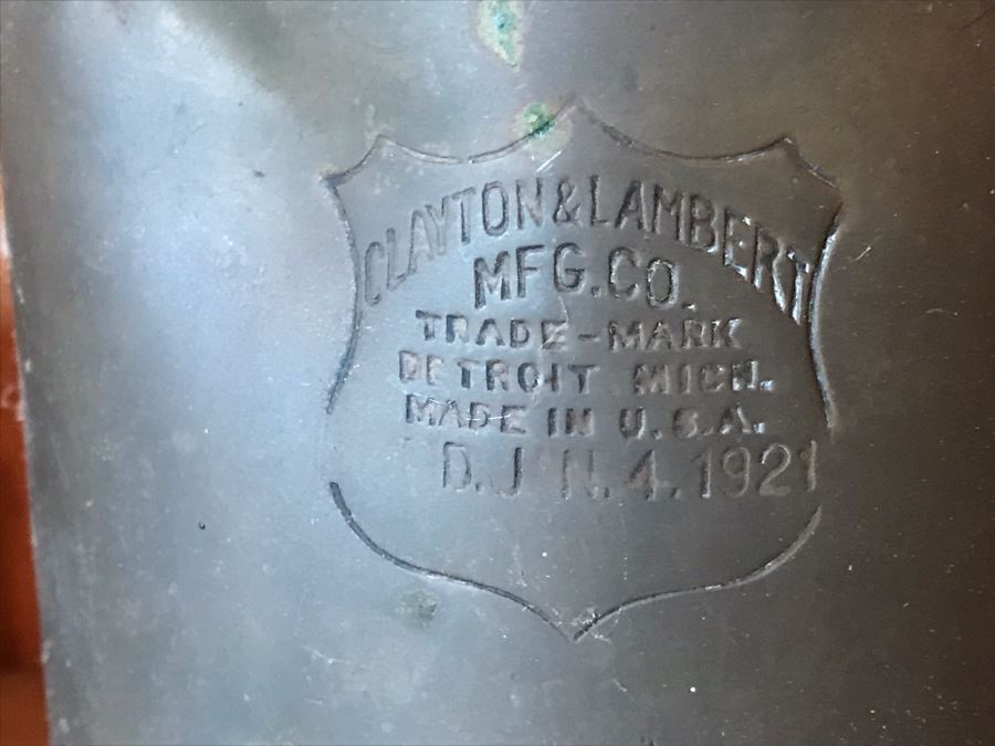 Vintage 1921 Clayton & Lambert Mfg Co Blowtorch And Antique Bellows Bee Smoker [Photo 2]