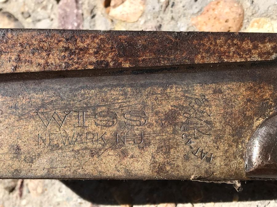 Antique Hand Scythe Hand Made In Austria, Antique Ice Hook And Vintage WISS 7.5' Garden Tool Pruning Shears [Photo 14]