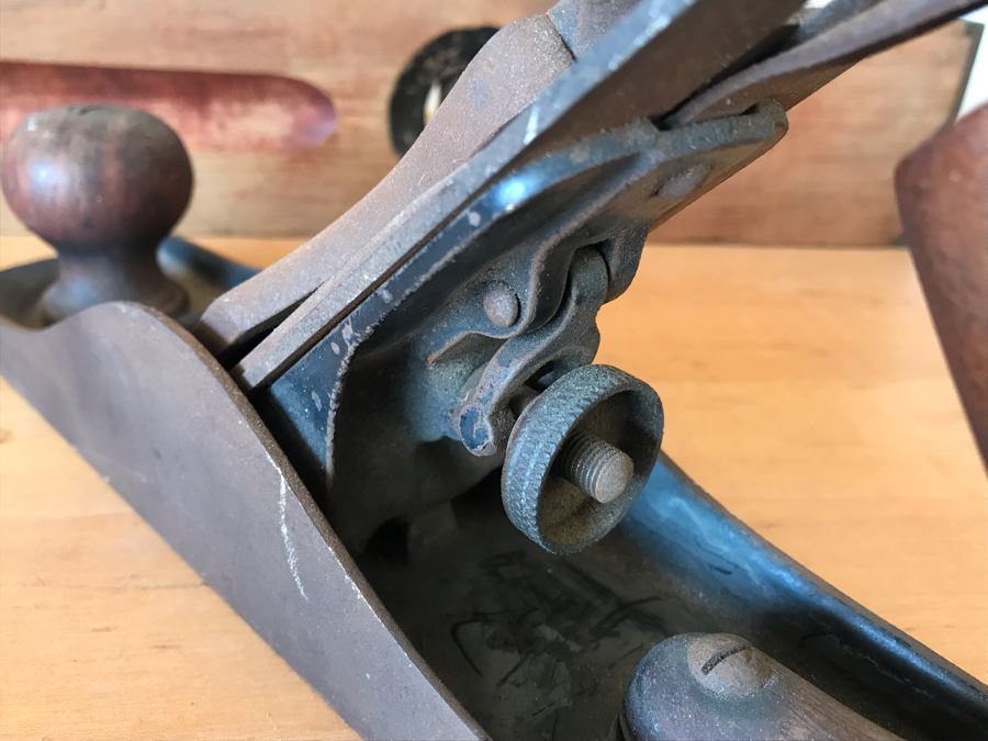 Antique Stanley Rule & Level Co Level With 1908 Patent, Vintage Wood Hand Plane, Pair Of Vintage Perfect Handle Screwdrivers Tools From H. D. Smith & Co And Old Tool [Photo 15]