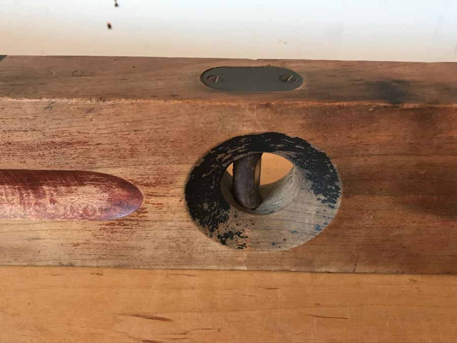 Antique Stanley Rule & Level Co Level With 1908 Patent, Vintage Wood Hand Plane, Pair Of Vintage Perfect Handle Screwdrivers Tools From H. D. Smith & Co And Old Tool [Photo 9]