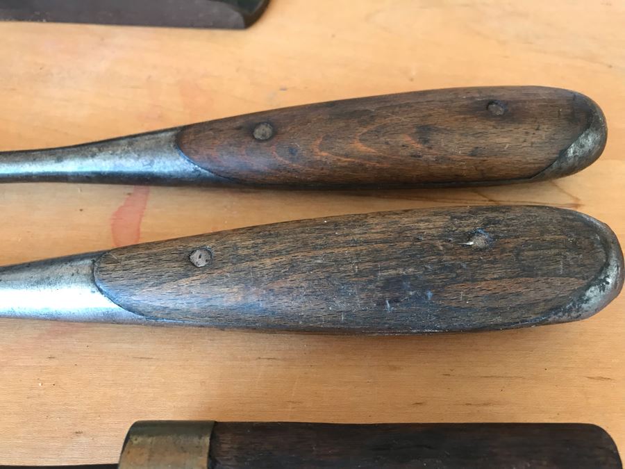 Antique Stanley Rule & Level Co Level With 1908 Patent, Vintage Wood Hand Plane, Pair Of Vintage Perfect Handle Screwdrivers Tools From H. D. Smith & Co And Old Tool [Photo 19]