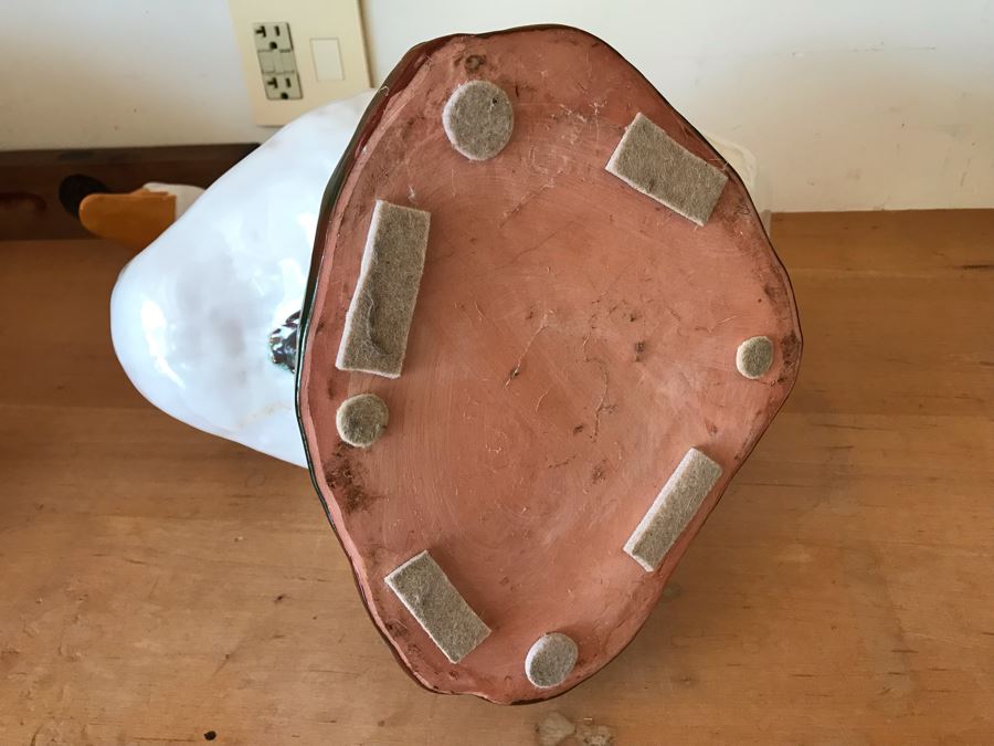 Large Majolica Swan Duck Goose Figurine 21'H [Photo 9]