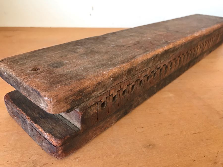 Antique DUREX Wooden Cigar Press Mold Tobacco [Photo 4]