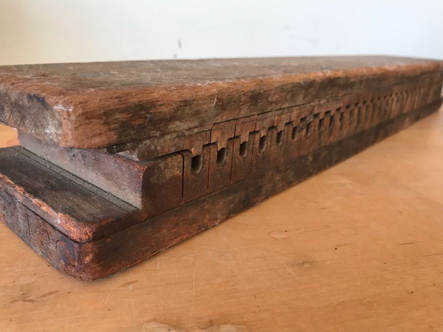 Antique DUREX Wooden Cigar Press Mold Tobacco [Photo 3]
