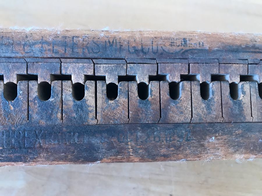 Antique DUREX Wooden Cigar Press Mold Tobacco [Photo 5]