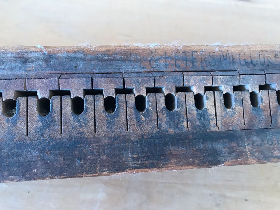 Antique DUREX Wooden Cigar Press Mold Tobacco [Photo 6]