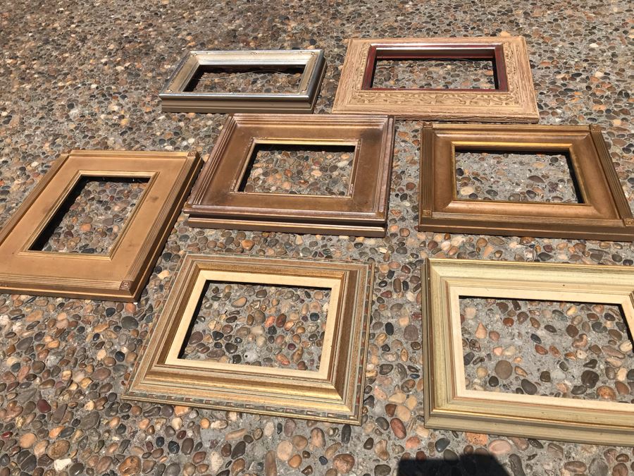 (7) High Quality Wooden Gilt Picture Frames Lot [Photo 2]