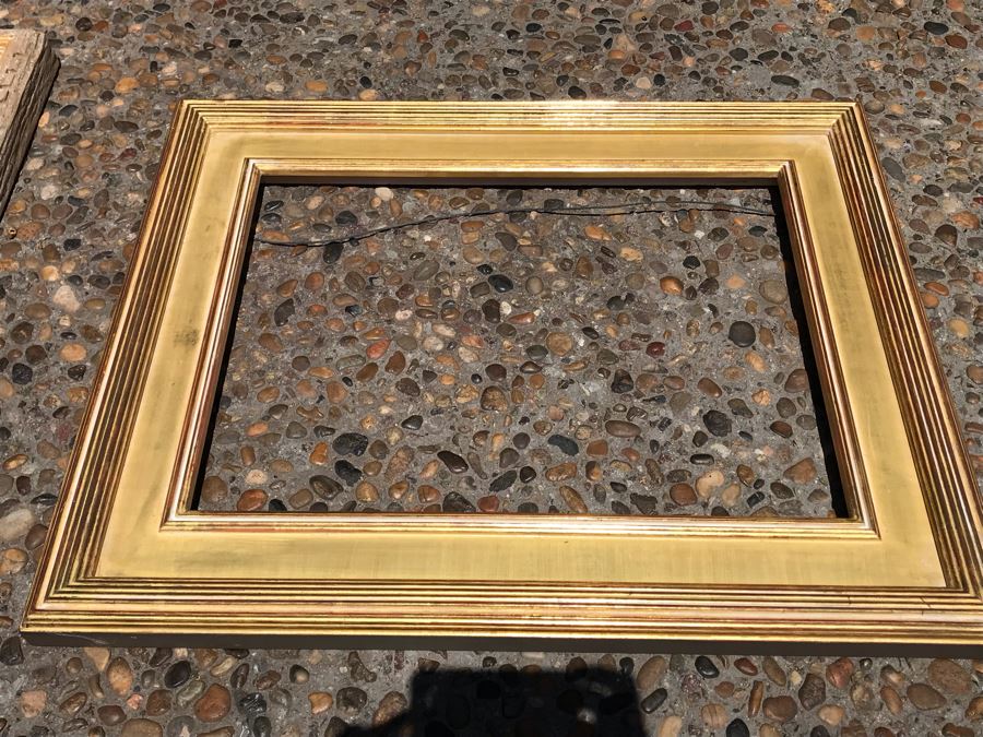 (3) High Quality Wooden Picture Frames Including Large 32 X 46 And 18 X 24 Frame [Photo 7]