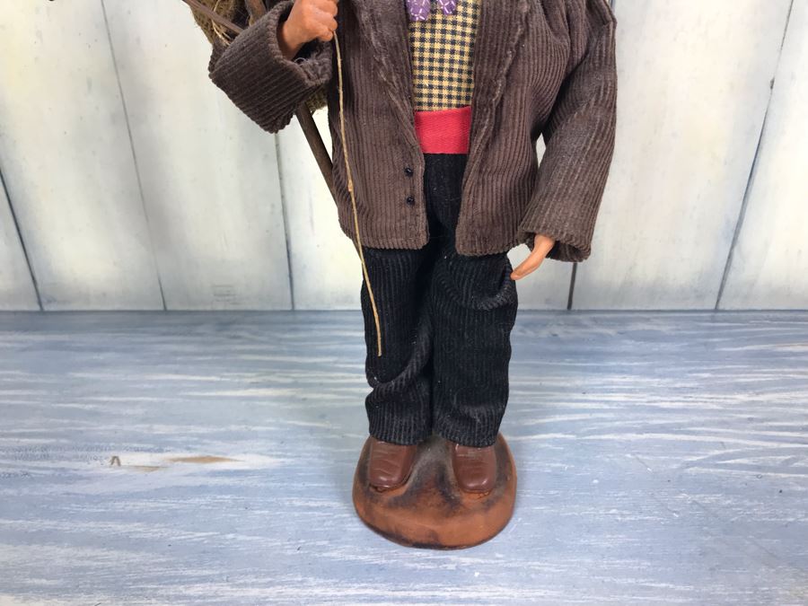 Signed Vintage French Farmer Doll [Photo 4]