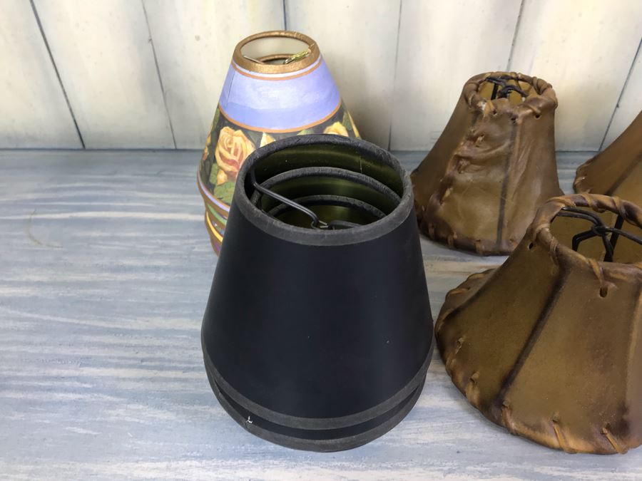 (17) Chandelier Shades - 8 Shades Are Rawhide Shades [Photo 3]