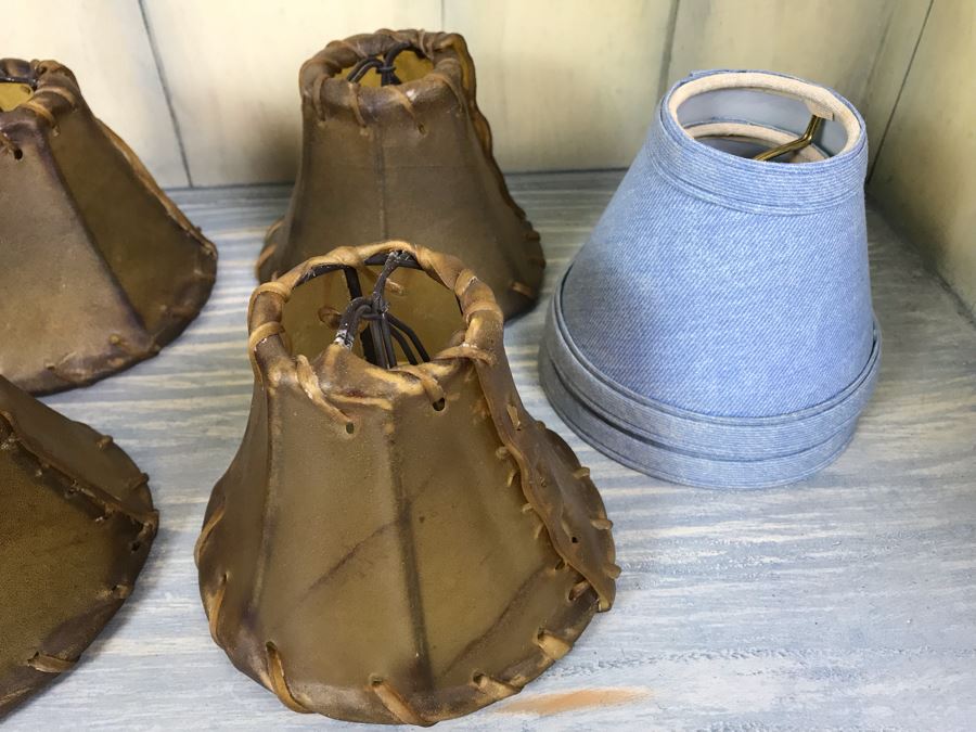 (17) Chandelier Shades - 8 Shades Are Rawhide Shades [Photo 4]