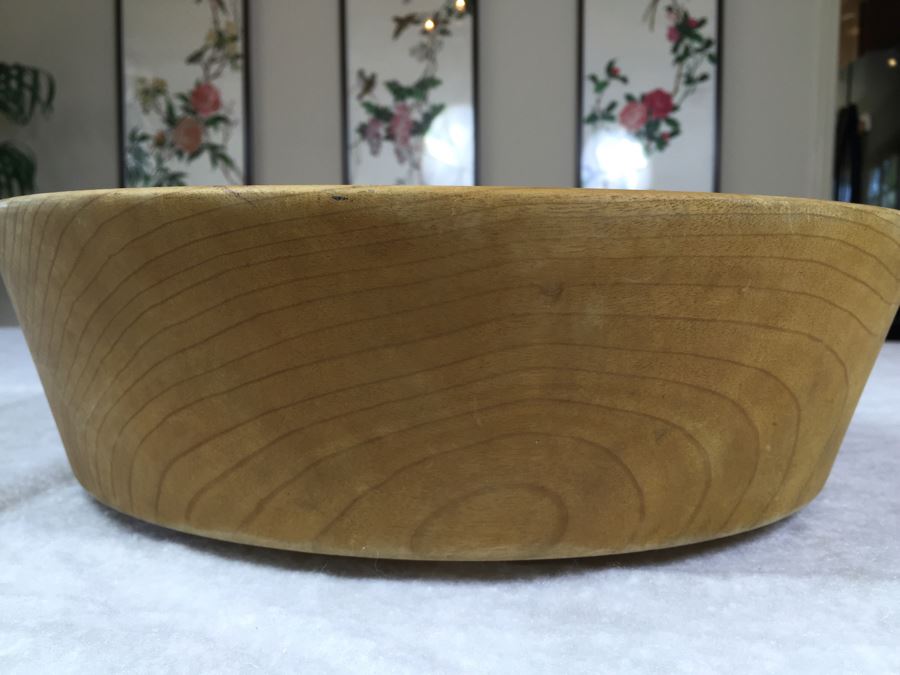 Myrtlewood Coos Bay OR Turned Bowl And Pair Of Baskets [Photo 10]