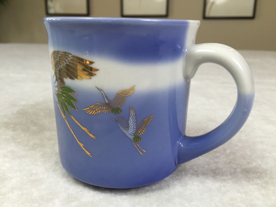 Set Of (6) Signed Japanese Coffee Cups [Photo 2]