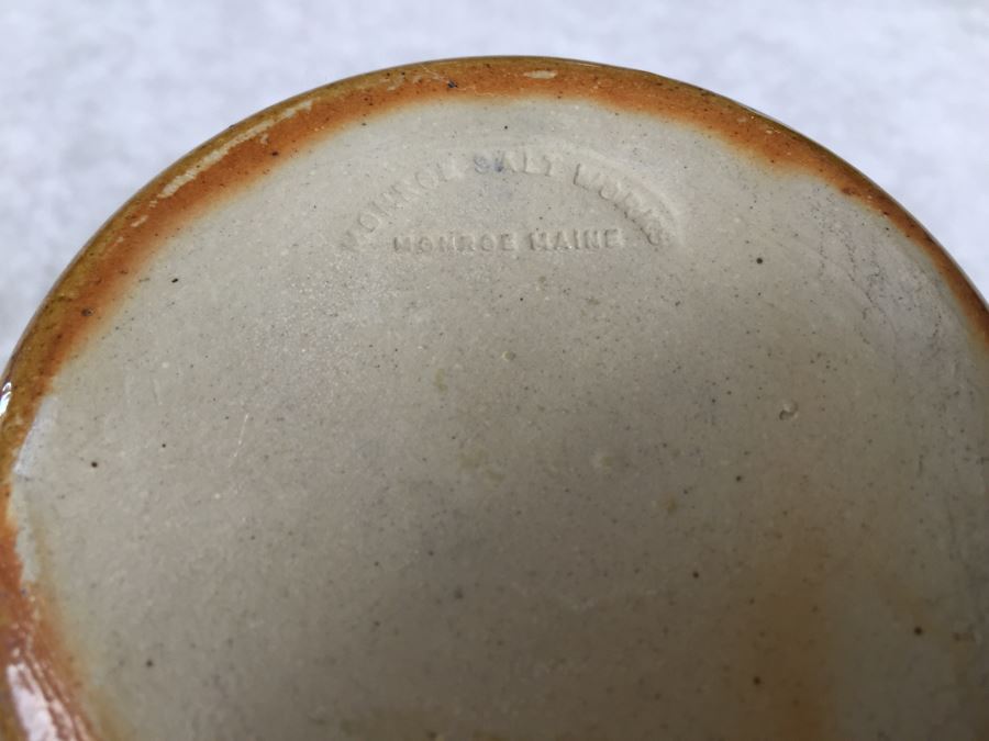 (8) Blue Mikasa Discovery Blue Thunder Coffee Cups Japan And (2) Monroe Salt Works Maine Trout Coffee Cups [Photo 9]