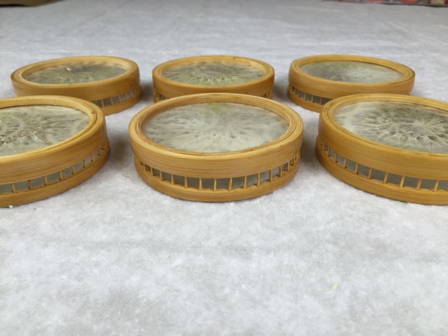 Butterfly Tray And (6) Drink Coaster Collection Plus (6) Shell Drink Coasters [Photo 10]