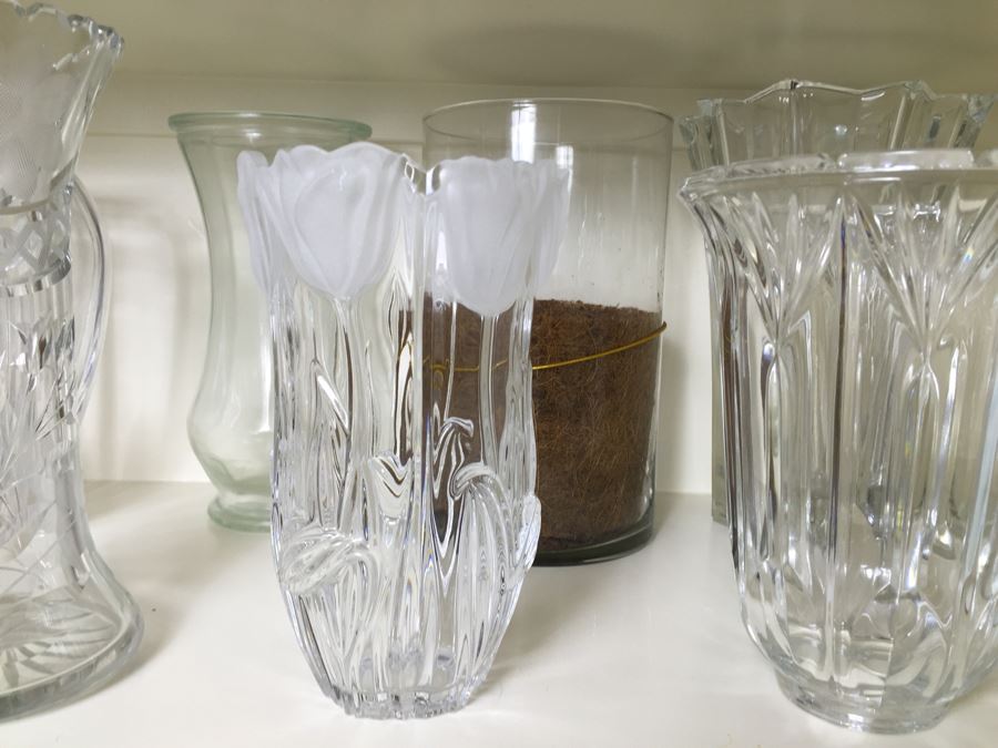 Just Added - (2) Shelves Of Various Vases And Candles - See Photos [Photo 11]