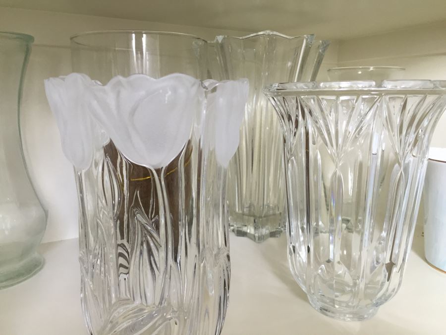 Just Added - (2) Shelves Of Various Vases And Candles - See Photos [Photo 14]