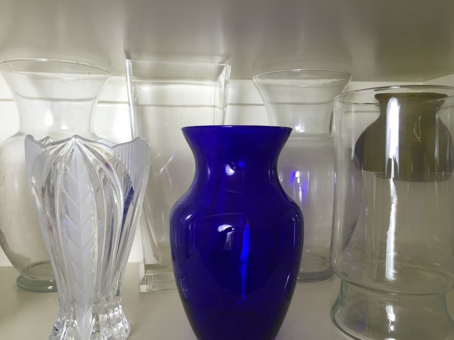Just Added - (2) Shelves Of Various Vases And Candles - See Photos [Photo 7]