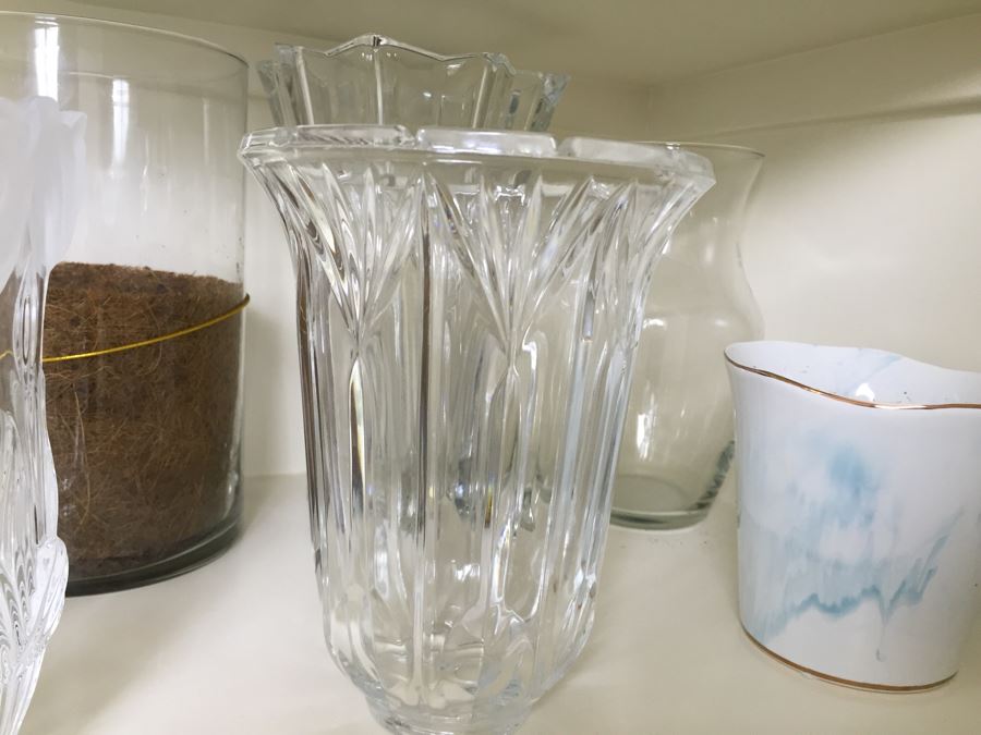Just Added - (2) Shelves Of Various Vases And Candles - See Photos [Photo 13]