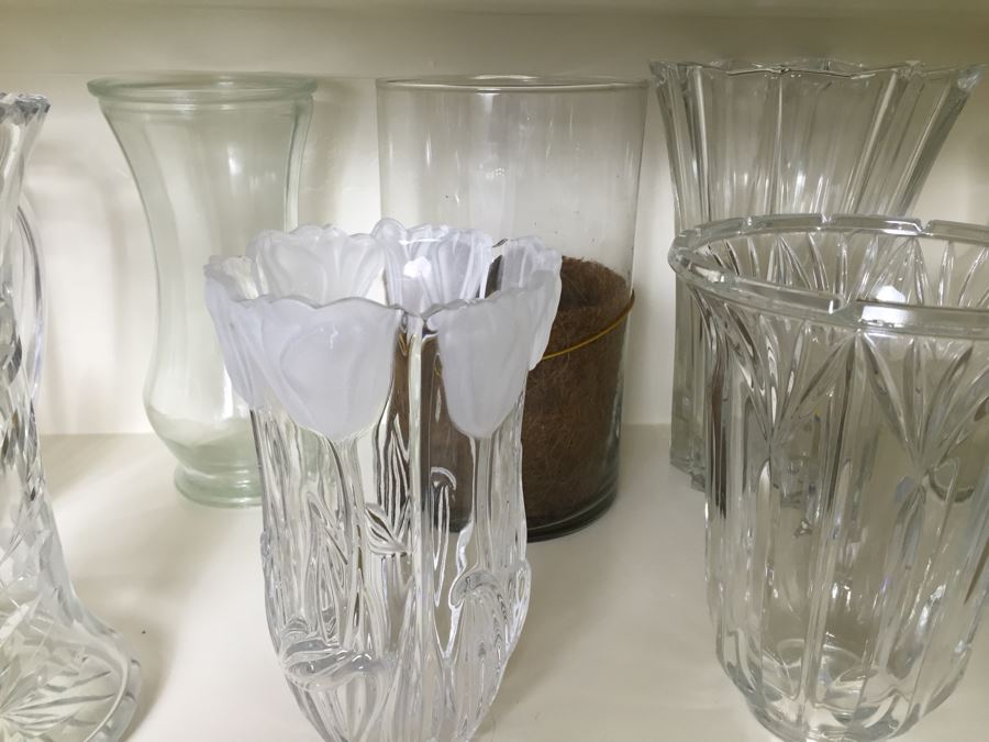 Just Added - (2) Shelves Of Various Vases And Candles - See Photos [Photo 12]