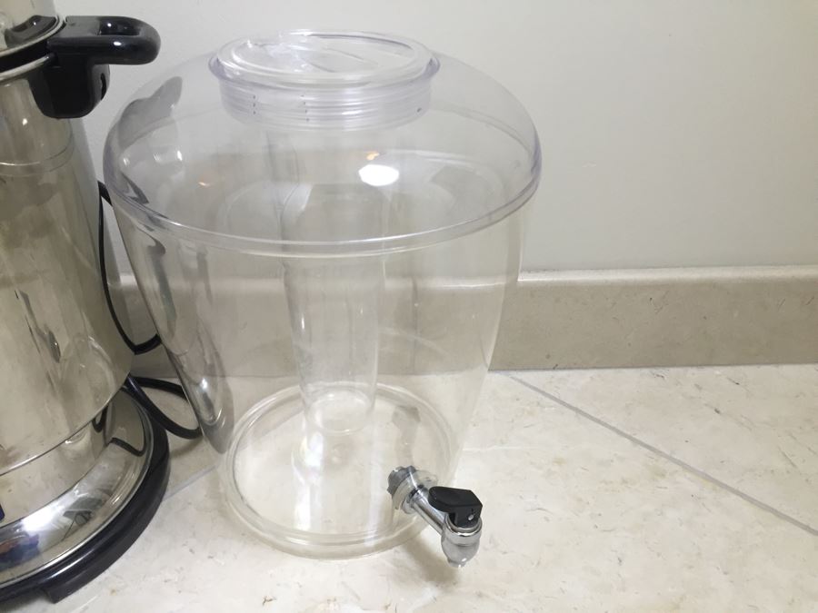Just Added - Stainless Steel Coffee Urn And Acrylic Water Dispenser [Photo 2]