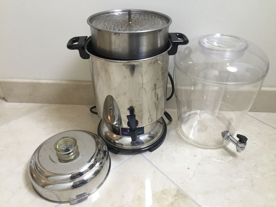 Just Added - Stainless Steel Coffee Urn And Acrylic Water Dispenser [Photo 3]