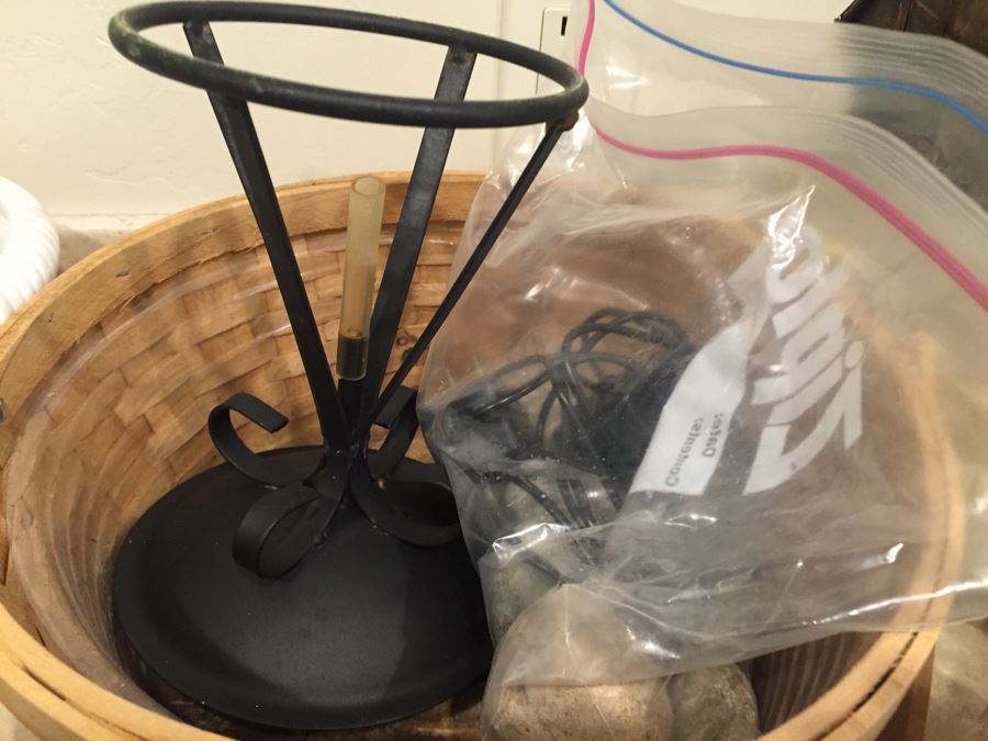 Just Added - Huge Flower Pot, Basket, Home Decor Lot - See Photos [Photo 12]