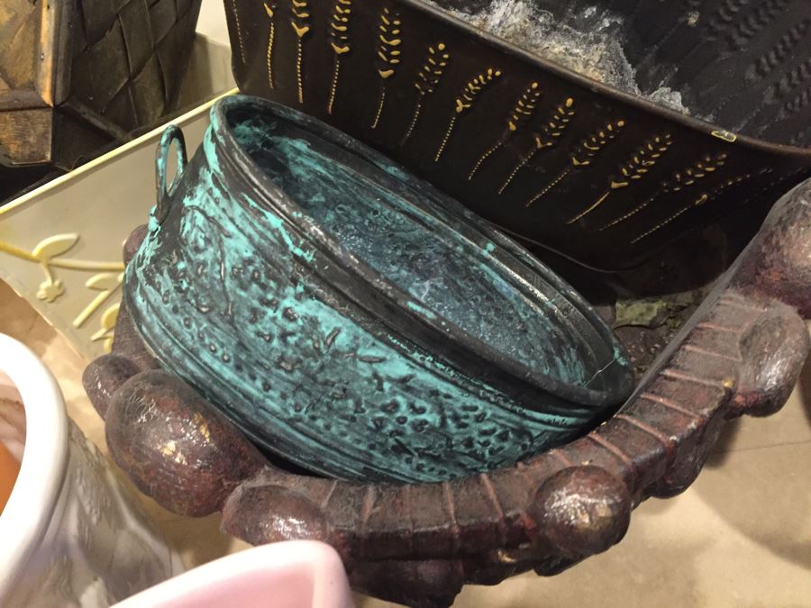 Just Added - Huge Flower Pot, Basket, Home Decor Lot - See Photos [Photo 22]