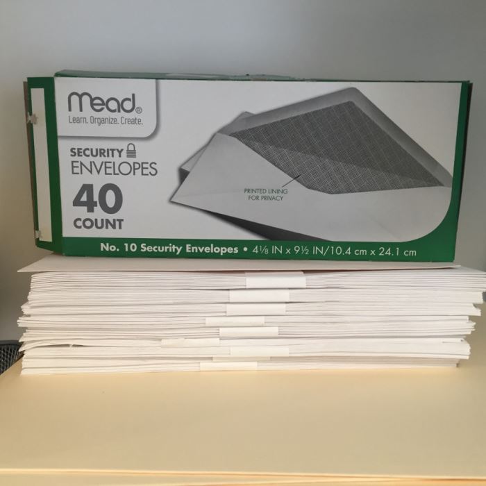Just Added - Huge Office Supplies Lot With Pens, Envelopes, Printer Paper, Notepads, Binders, Folders, Post-It Notes, Glue Sticks - See Photos [Photo 6]