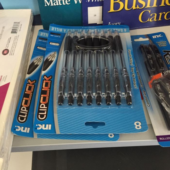 Just Added - Huge Office Supplies Lot With Pens, Envelopes, Printer Paper, Notepads, Binders, Folders, Post-It Notes, Glue Sticks - See Photos [Photo 14]