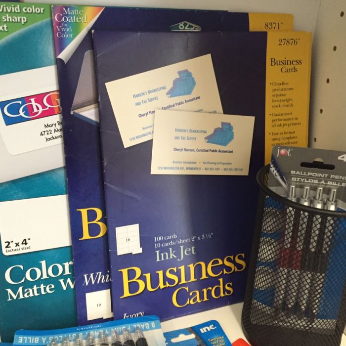 Just Added - Huge Office Supplies Lot With Pens, Envelopes, Printer Paper, Notepads, Binders, Folders, Post-It Notes, Glue Sticks - See Photos [Photo 17]