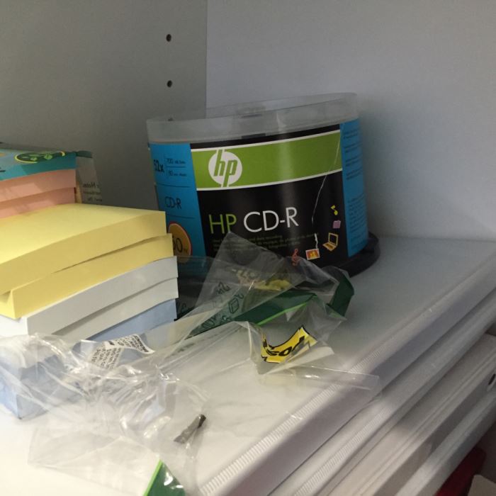 Just Added - Huge Office Supplies Lot With Pens, Envelopes, Printer Paper, Notepads, Binders, Folders, Post-It Notes, Glue Sticks - See Photos [Photo 10]