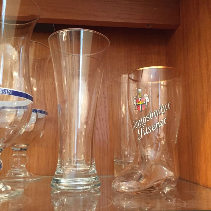 Just Added - Various Glassware Including Crystal Stemware, Silver Overlay Bottle, Blue And Gold Shot Glasses, Wine Glasses - See Photos [Photo 7]