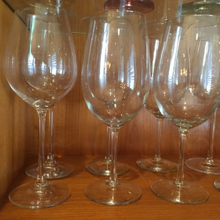 Just Added - Various Glassware Including Crystal Stemware, Silver Overlay Bottle, Blue And Gold Shot Glasses, Wine Glasses - See Photos [Photo 14]