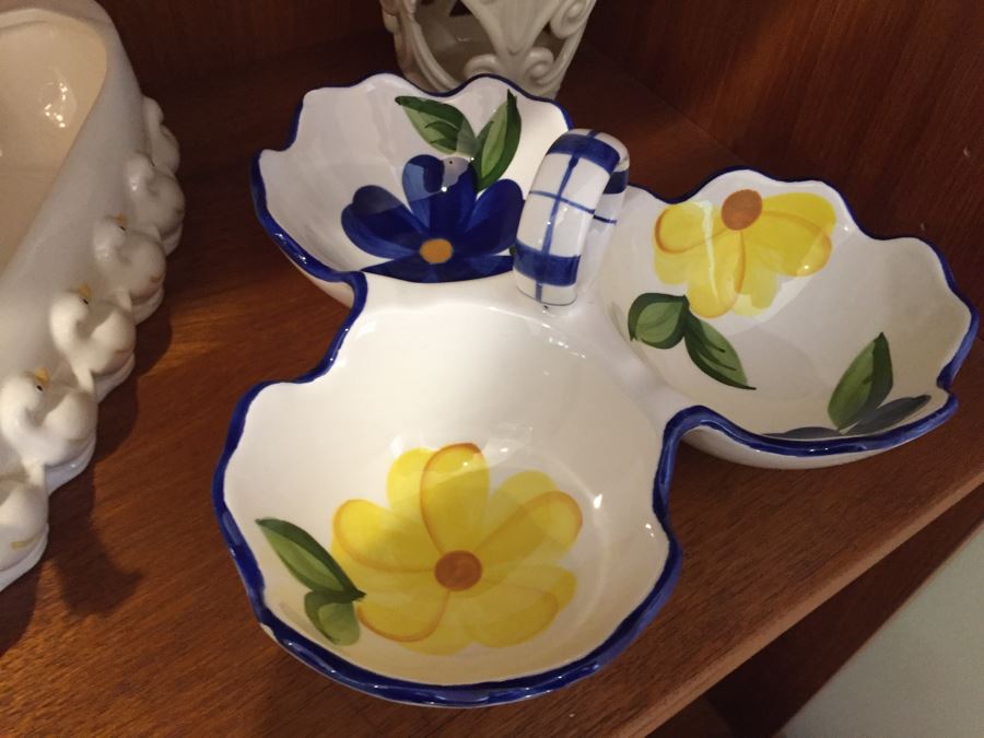 Just Added - Home Decor Lot With Crystal Egg, LENOX Vase, Japanese Vase, Candle Holders - See Photos [Photo 7]