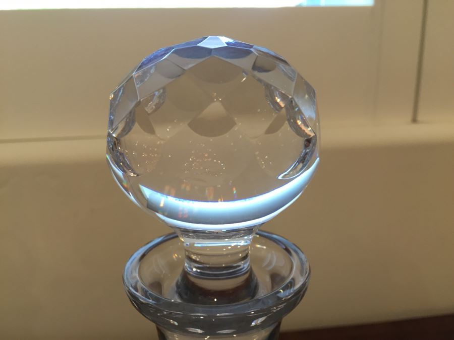 Just Added - Pair Of Signed Crystal Liquor Decanters [Photo 8]